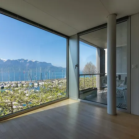 Apartamento Lakeside Avec Terrasse Et Vue Panoramique Vevey
