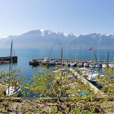 Lakeside Avec Terrasse Et Vue Panoramique * Vevey